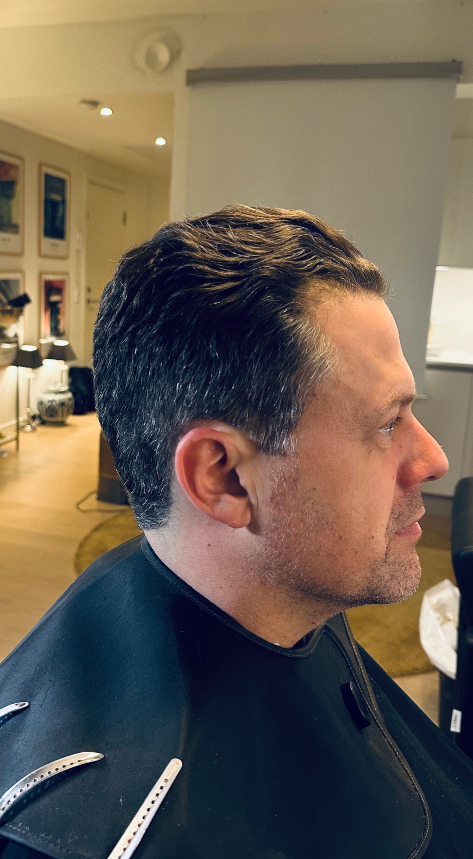 Hårklipning resultat
